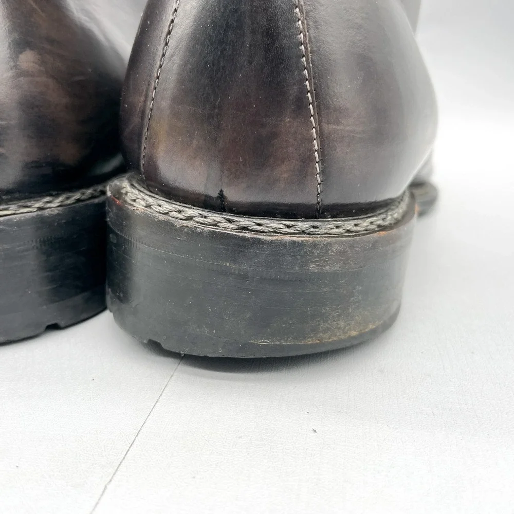 Mezlan Mens 13M Chukka Boots Brown Leather Dress Shoes Lace Up‎ Business